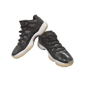 Air Jordan 11 Low 72-10 AV2187-001 Mens Size 8 Black Red